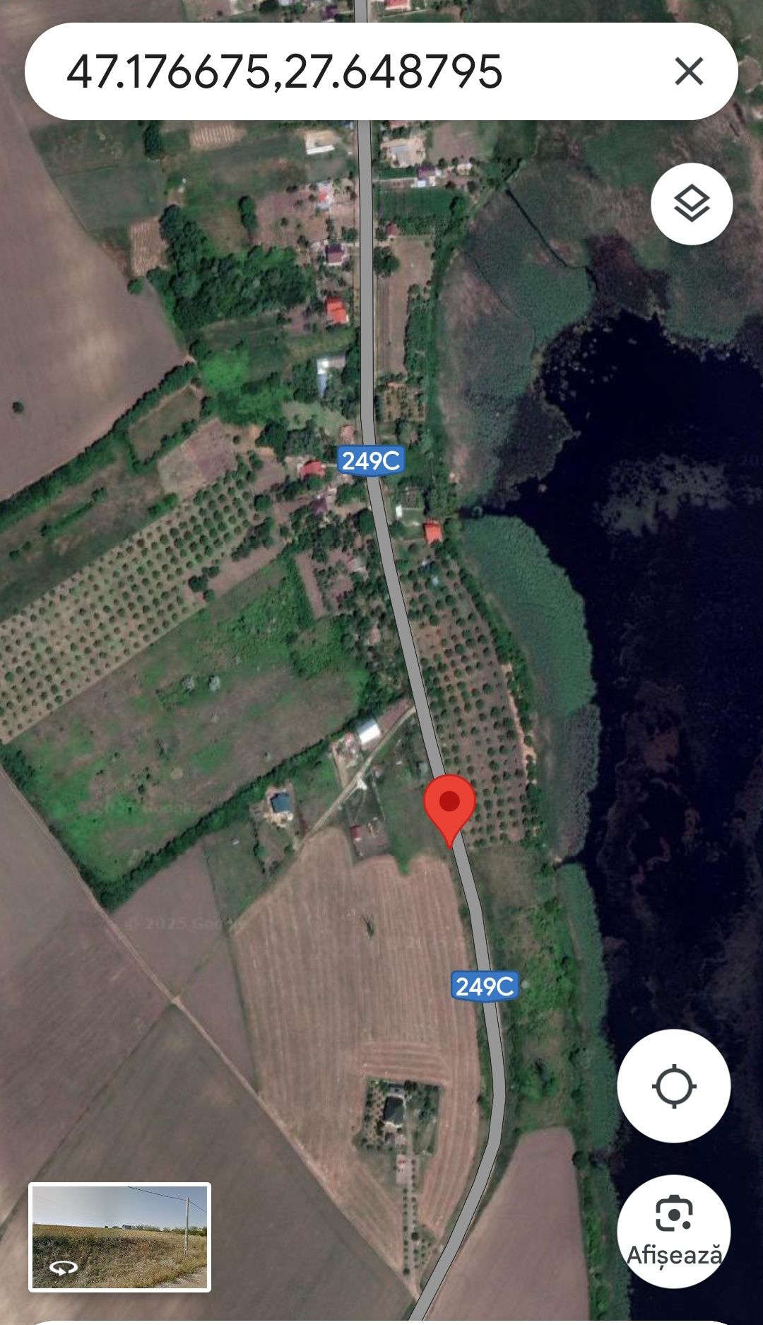 Teren intravilan  – vedere superbă spre lacul Chirița  – Valea Lungă,