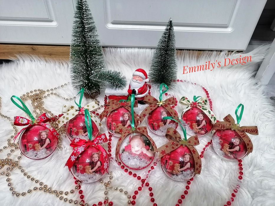 Коледни топки със снимки на най ниски цени