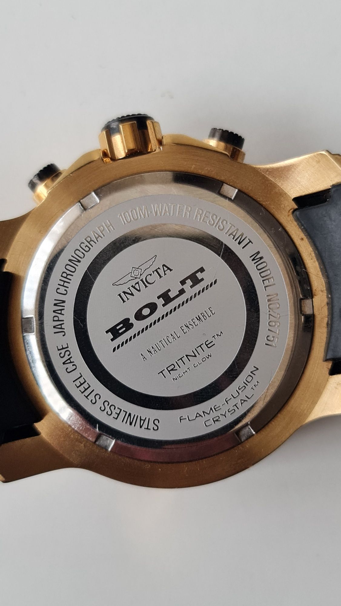 INVICTA BOLT Mod.26751 18k.позлата нов