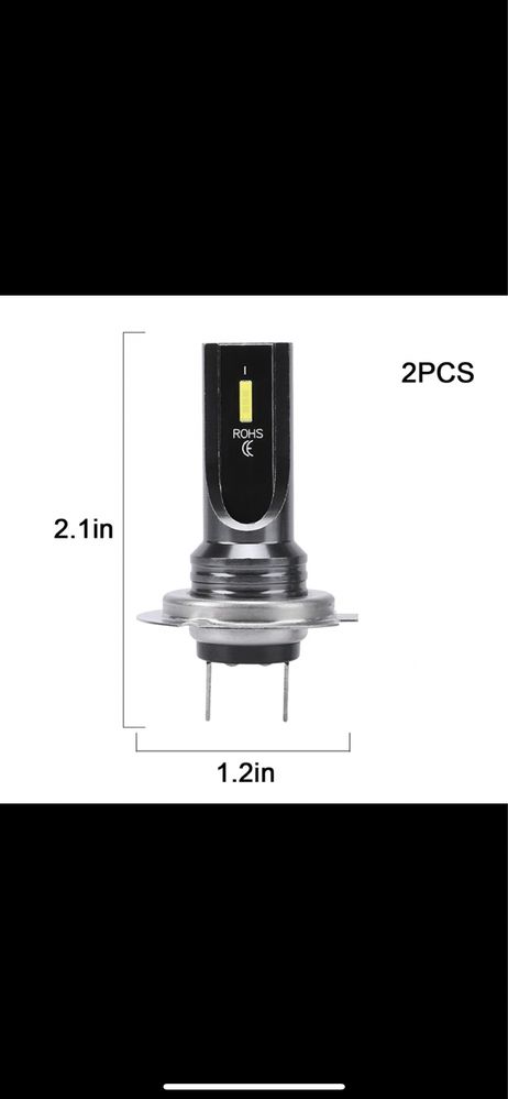 Bec-led 6500K 80w