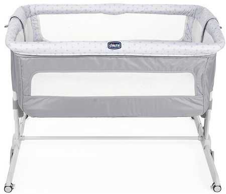 Patut bebe CHICCO Next2Me Dream 794458, 0 luni+, gri-alb