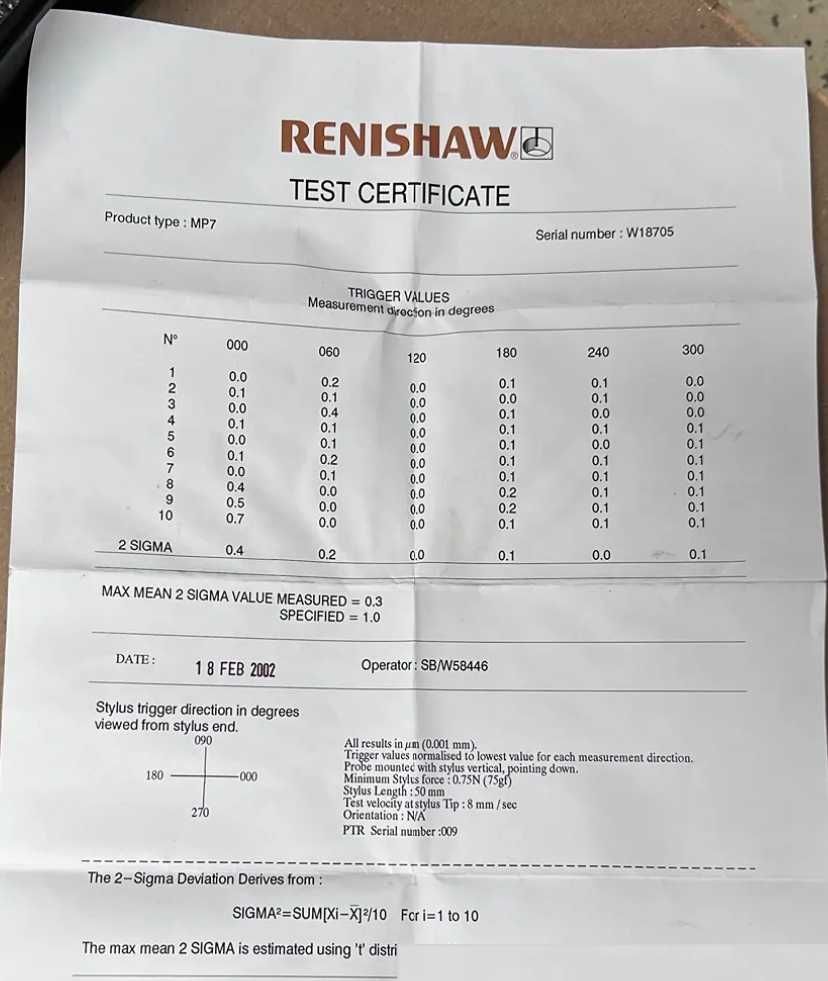 MP10 Probe Renishaw - Ренишау MP10 Probe