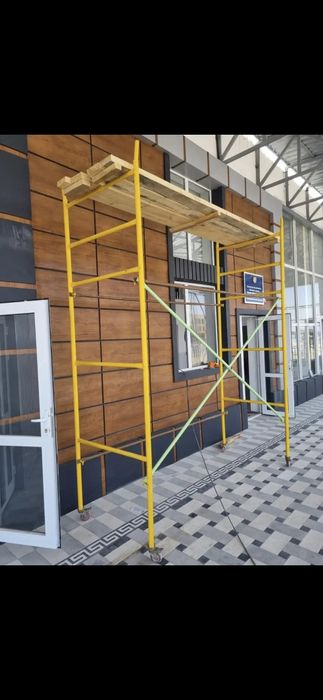 Леса аренда прокат строительный вышка тура на роликах удобный
