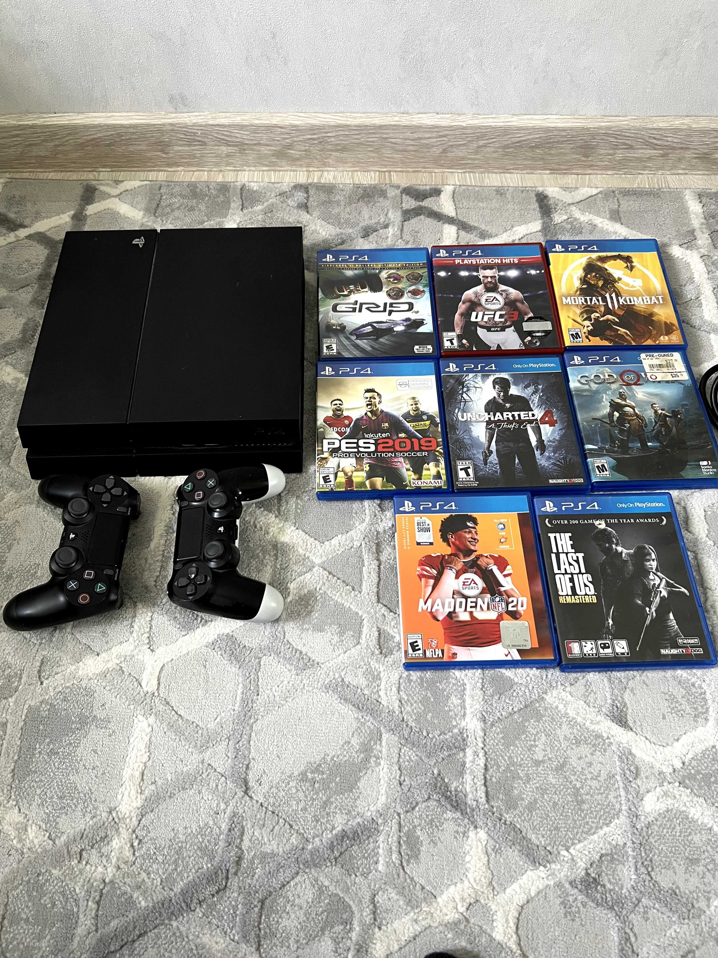 Playstation 4 (PS4) 500Gb | 2ta original Joystik va O'yinlar