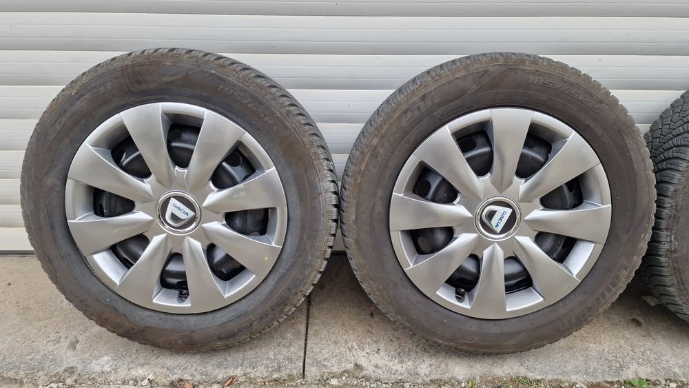 Jante cu anvelope iarna Dacia Logan / Sandero 185 65 R15 / 185/65 R15