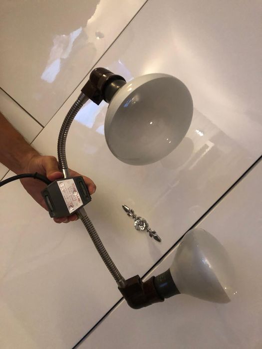 Mid century lampa foto studio design interior