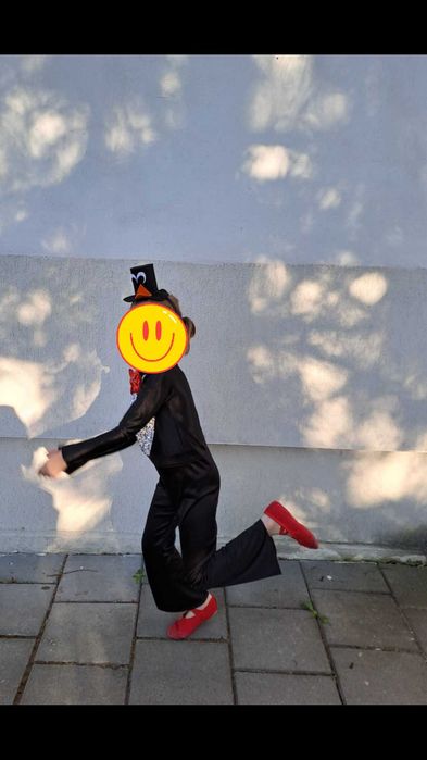 Costum salopeta pinguin