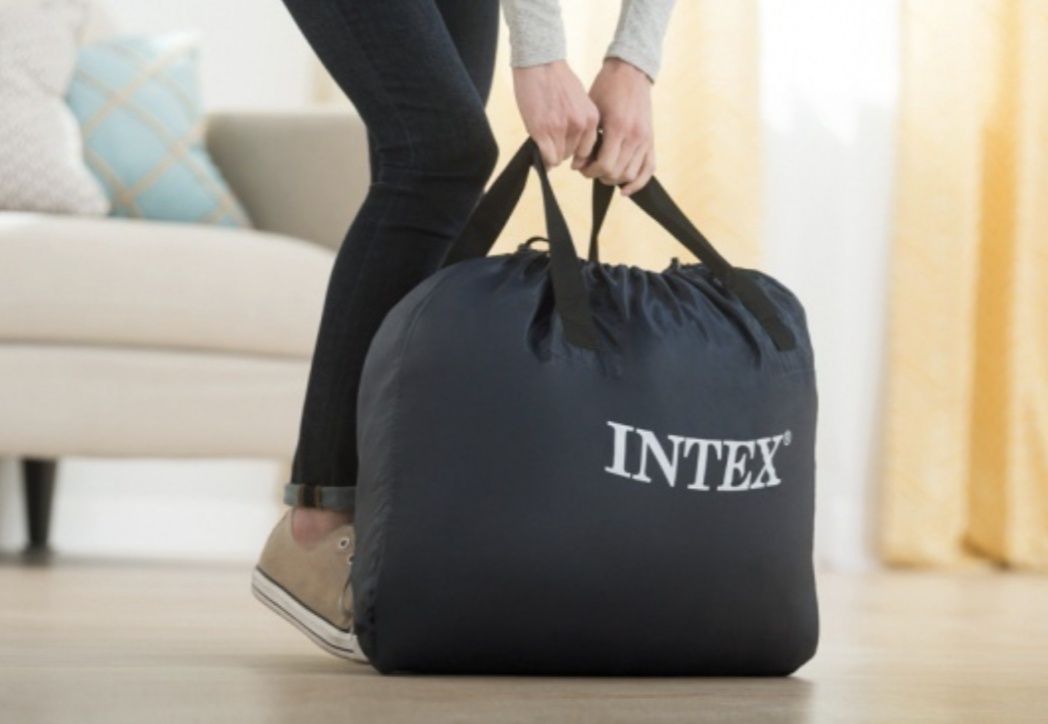 Кровать Intex 64448NP, 236x152x86 см, насос встроенный