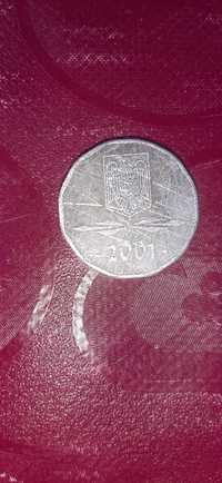 Moneda 5000 lei din 2001 de colectie