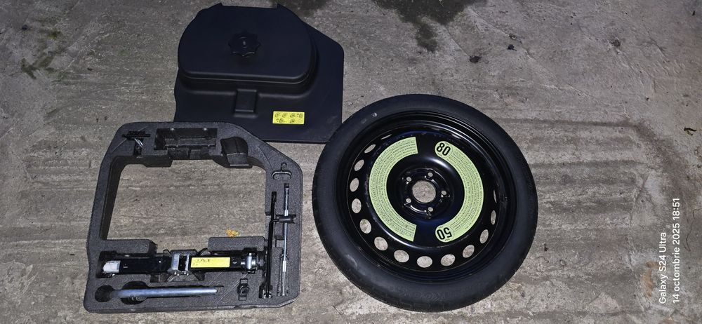 Rezerva îngustă 125 70 R 19 --- 5x112 cu gaura centrala 66