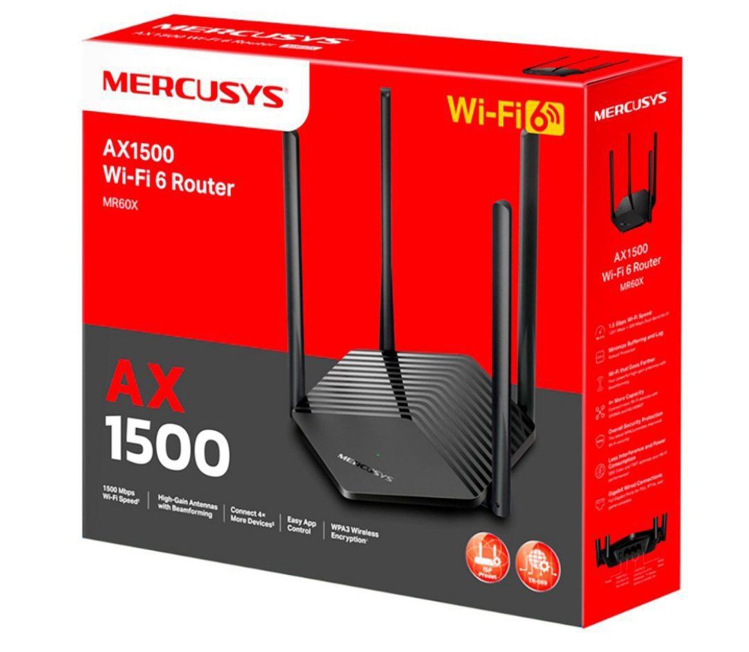 Mercusys AX1500,Gigabit Wi-fi 6 Router !  Mercusys AC1900  GigabitWi-f