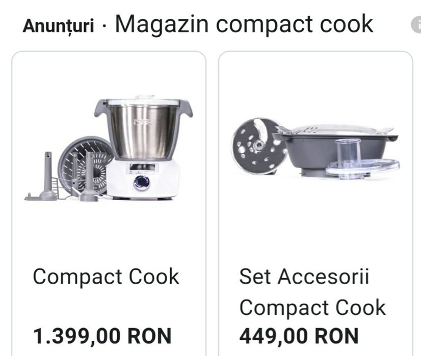 Compact Cook robot bucatarie stil Thermomix