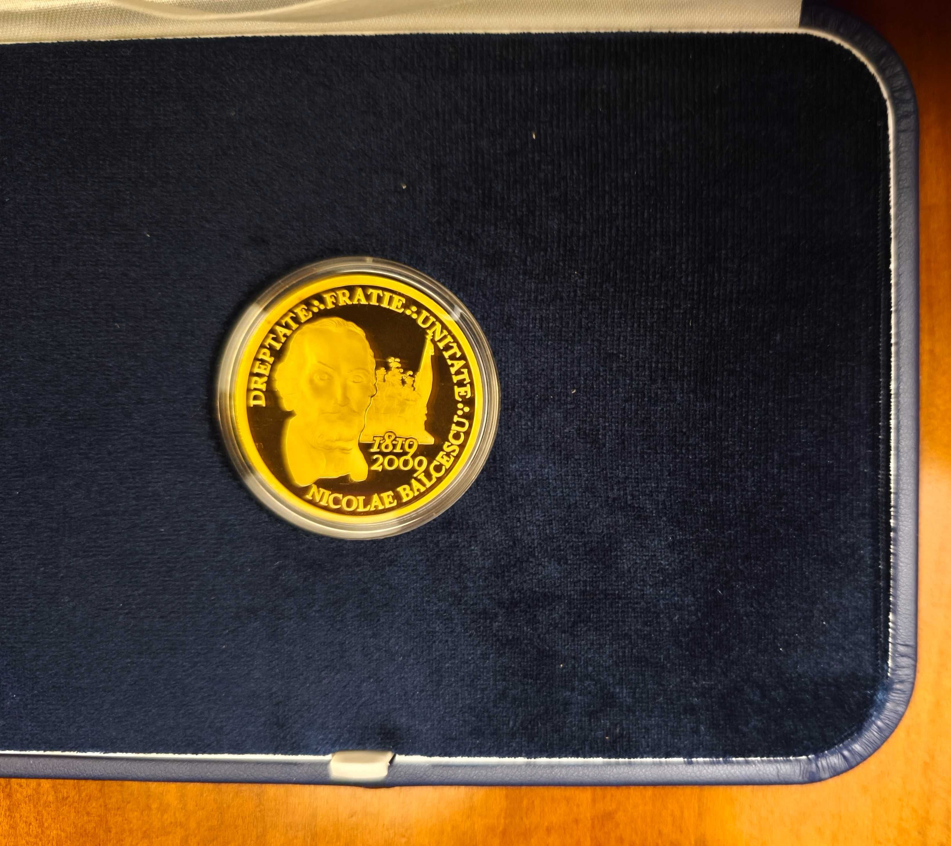 Moneda de aur BNR : 190 de ani de la naşterea lui Nicolae Bălcescu