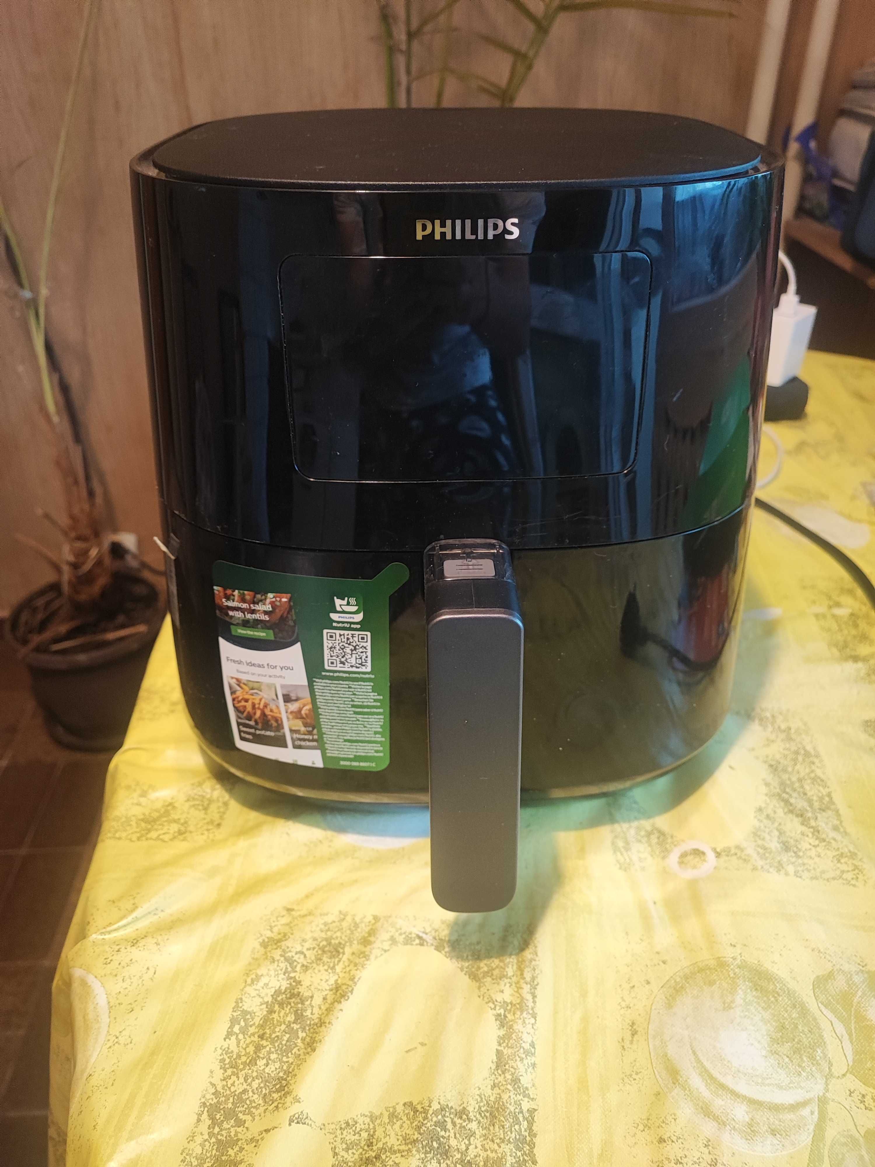 Airfryer PHILIPS Series 5000 Connected XL HD9280/90, с ТАЙМЕР, ЧЕРЕН