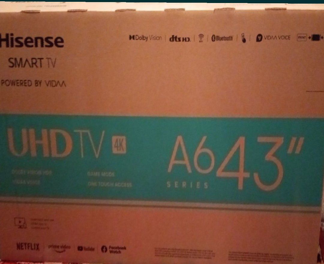 Телевизоро Hisense 43 Smart TV 4k голосовое управление