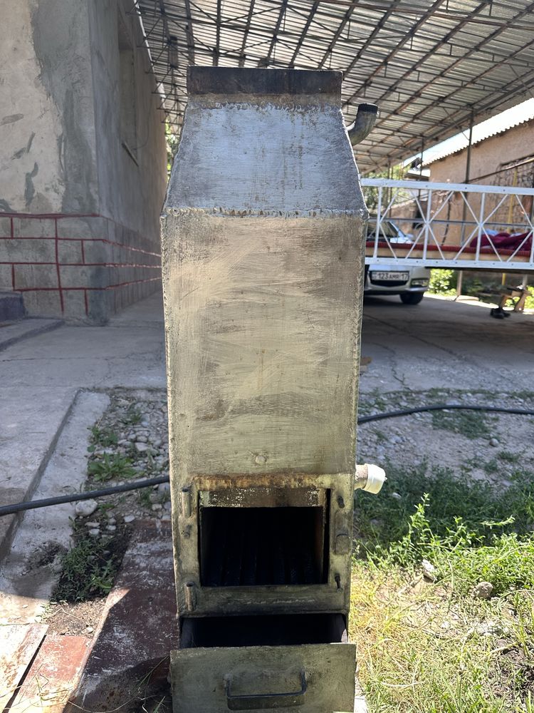 Отопительный котёл газ с углём