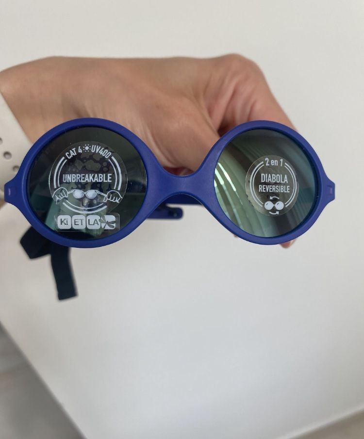 Слънчеви очила KiETLА Diabola: 0-1 година - Reflex Blue