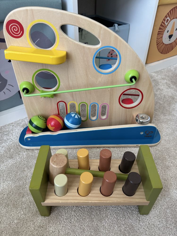 Комплект дървени играчки
