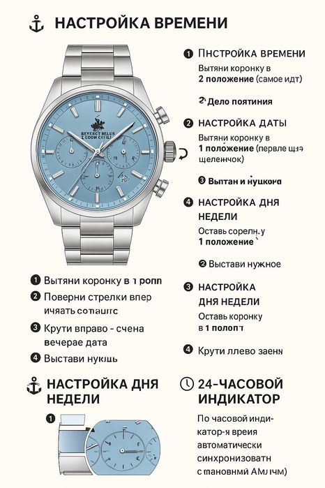 Продаю оригинальные часы  Beverly Hills Polo Club