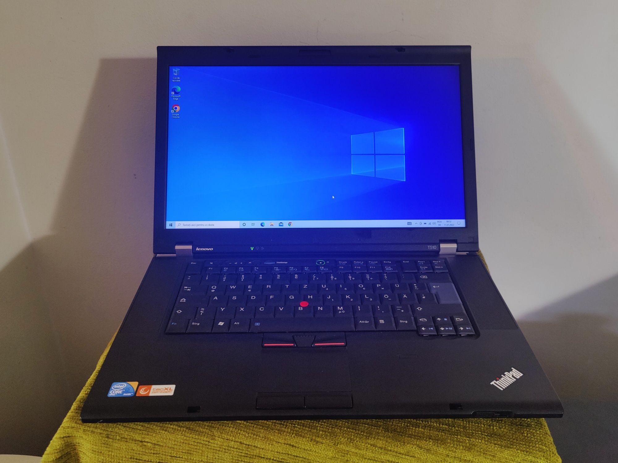 Laptop Lenovo Thinkpad T510, procesor Intel i5-M540, HDD 500gb,ram 4gb