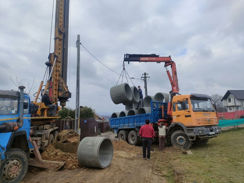 Executam fântâni piloni