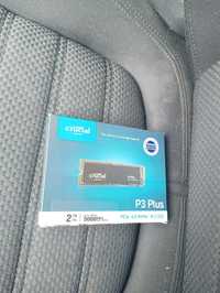 SSD Crucial P3 PLUS,2TB, M2,nou/sigilat