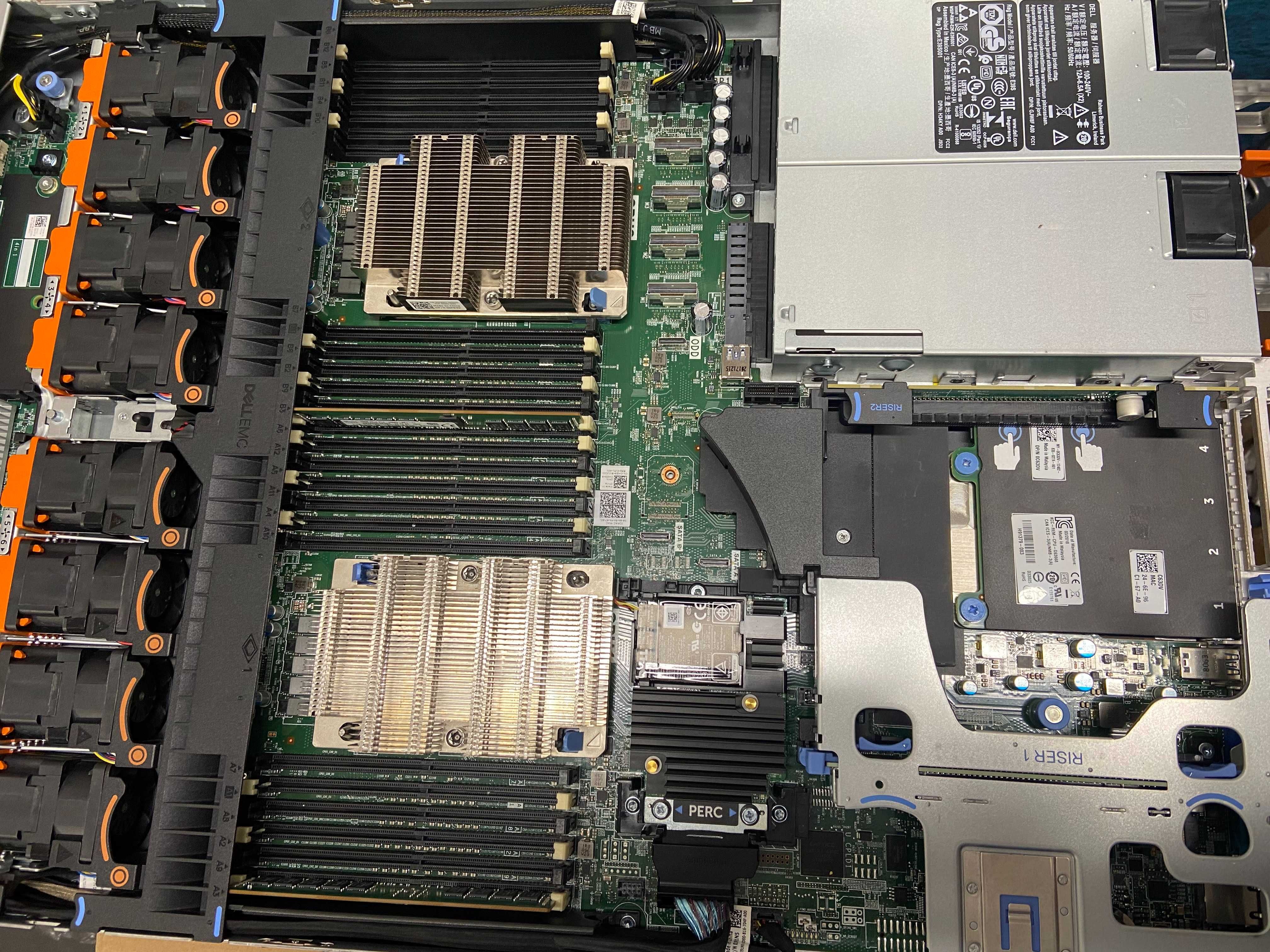 Сървър Dell R640 2x Gold 6138, 64GB RAM, 10x 1.2TB SAS HDD