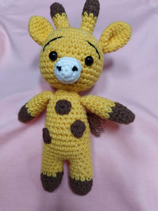 Плетена играчка жираф