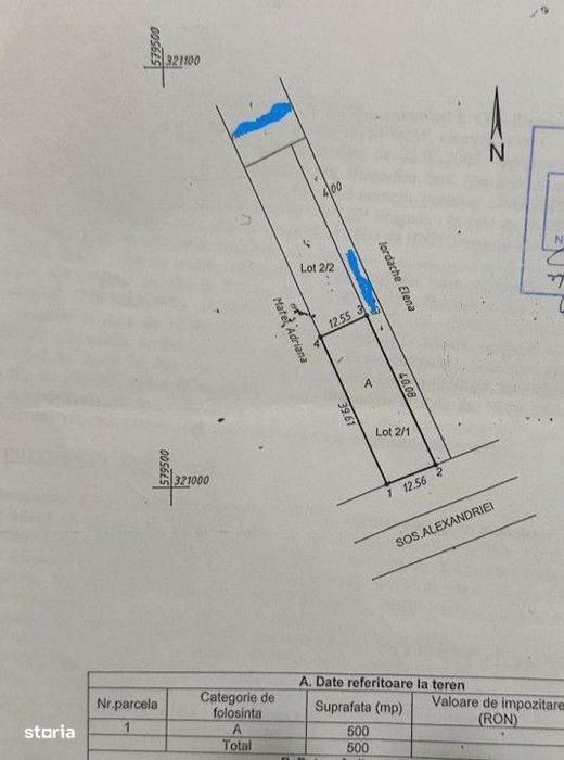 Teren de vanzare Soseaua Alexandriei-langa pod