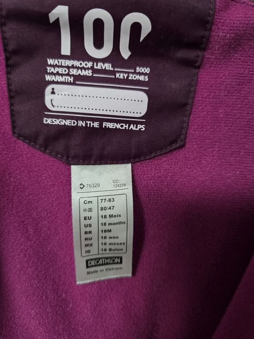 Salopeta de iarna 1 an - 18 luni