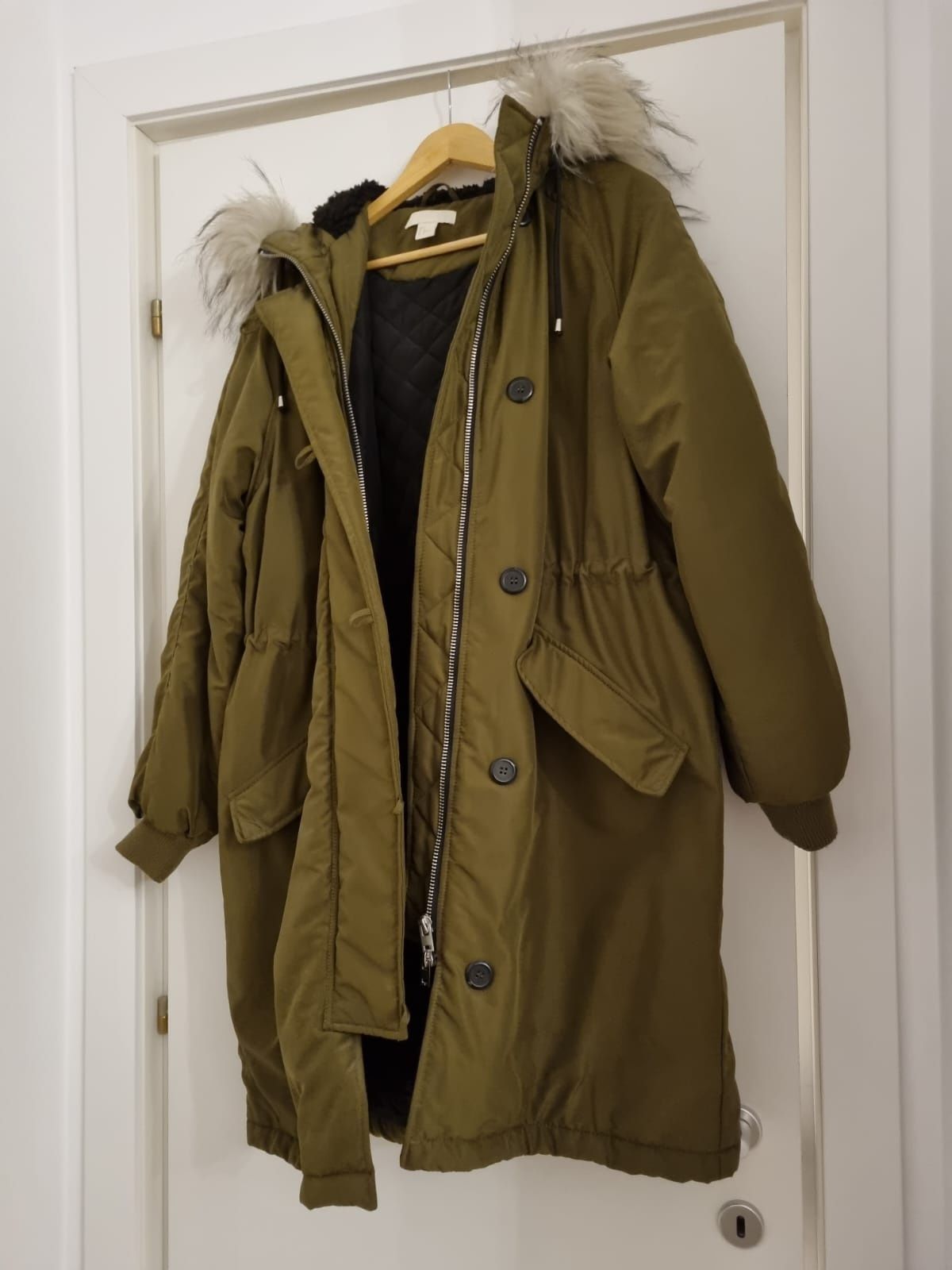 Geaca parka H&M calduroasa masura M