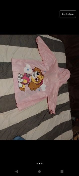 Pelerina ploaie fete paw patrol skye