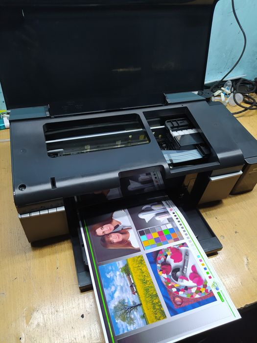 Epson L805, тест дюз 100%, головка 20 тыс копий, механизм 65 тыс копий