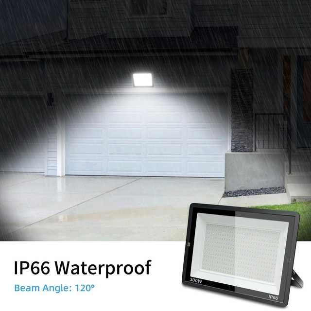 Reflector LED toobettp 300W IP66 alb cald 30000LM TRANSPORT GRATUIT