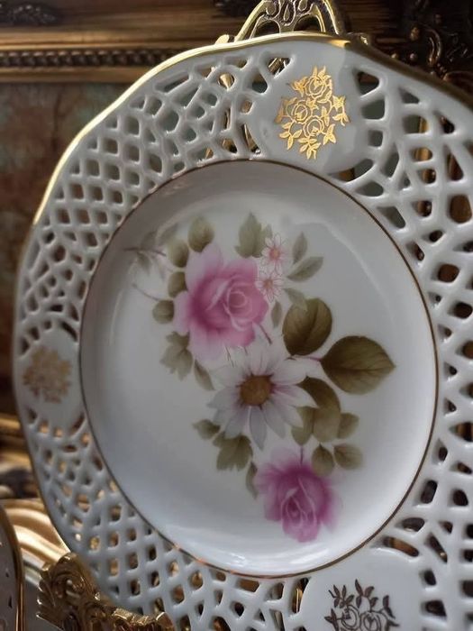 Троен сет, винтидж порцелан