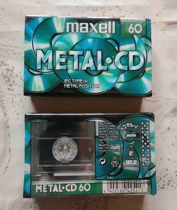 Нови Аудио касети MAXELL – 60 мин., позиция IV - METAL