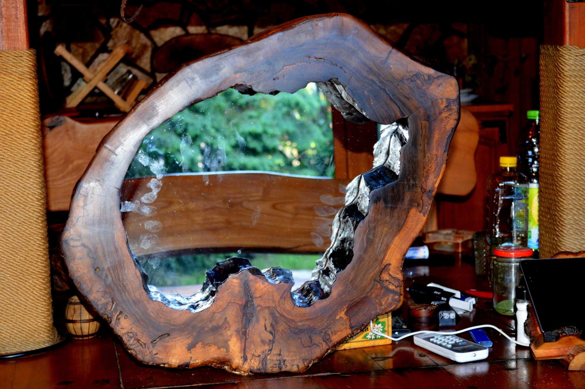 Дървени огледала от Бук и Орех