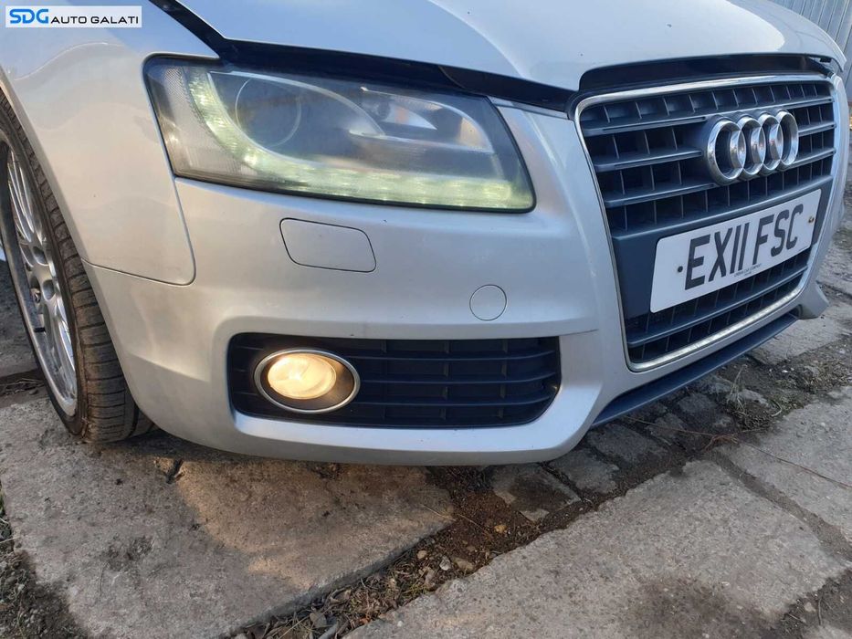 Grila Centrala cu Sigla Emblema Radiator de pe Bara Spoiler Fata Audi A5 S-Line Sline Sportback 2008 - 2011 [C2932]