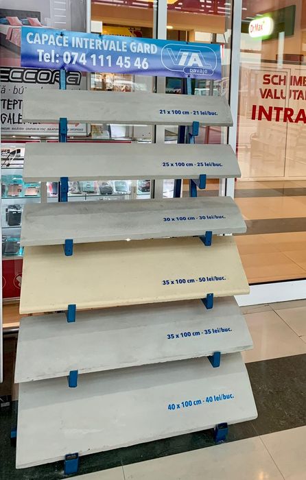 Capace intervale gard.