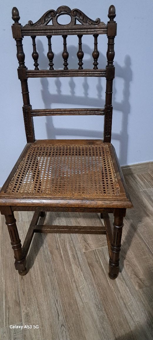 Set 2 scaune Ludovic XVI lemn masiv