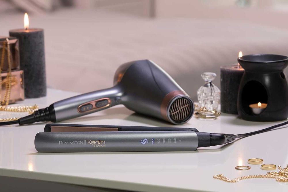 Преса за коса Remington Keratin Protect S8598 Керамично покритие, 230°