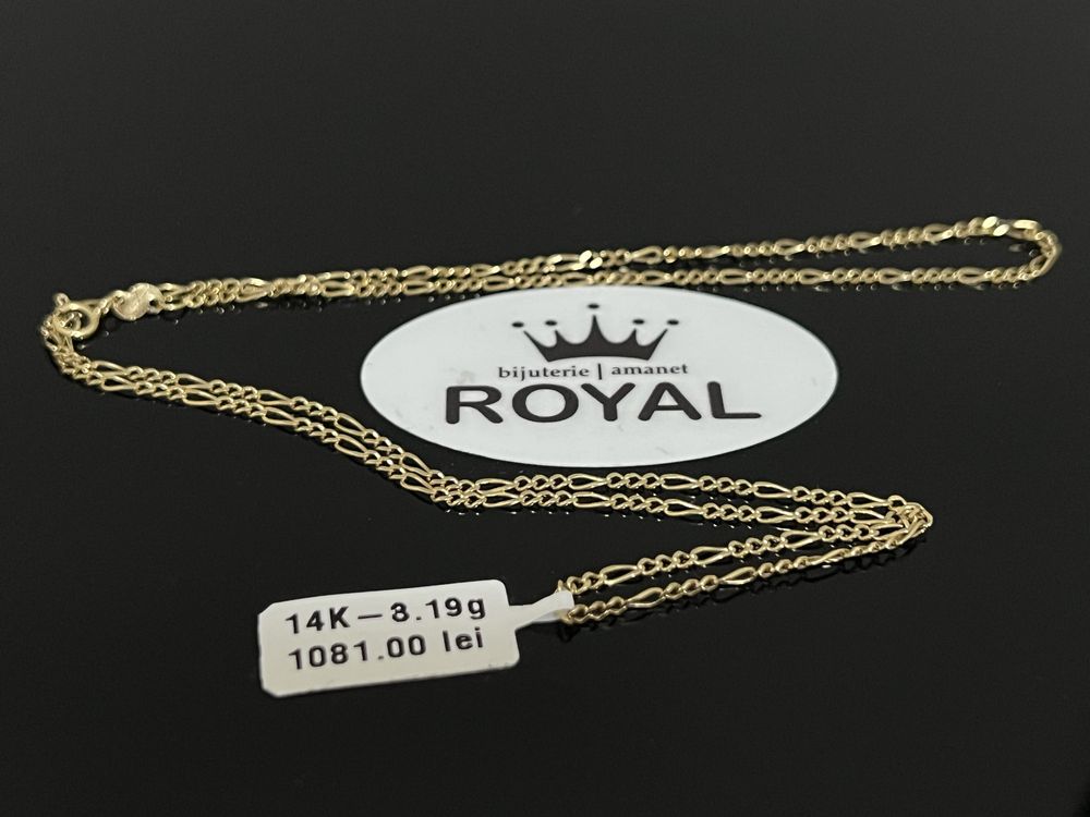 Bijuteria Royal CB : Lant aur 14k 3,19 grame