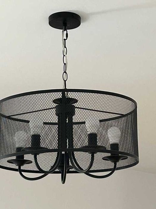 Lustre moderne, metalice, negru mat  - NOI