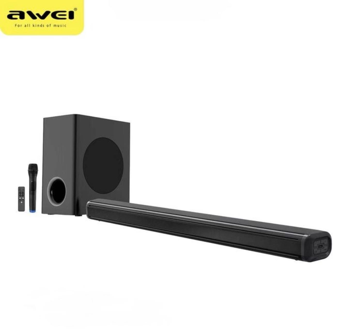 Скидка! SounBar Awei KT22 караоке 160w соундбар