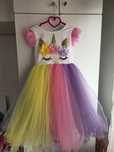Rochie unicorn fetite (5-8)