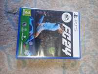 Vand FC 24 CD original pentru ps5 + carte de joc