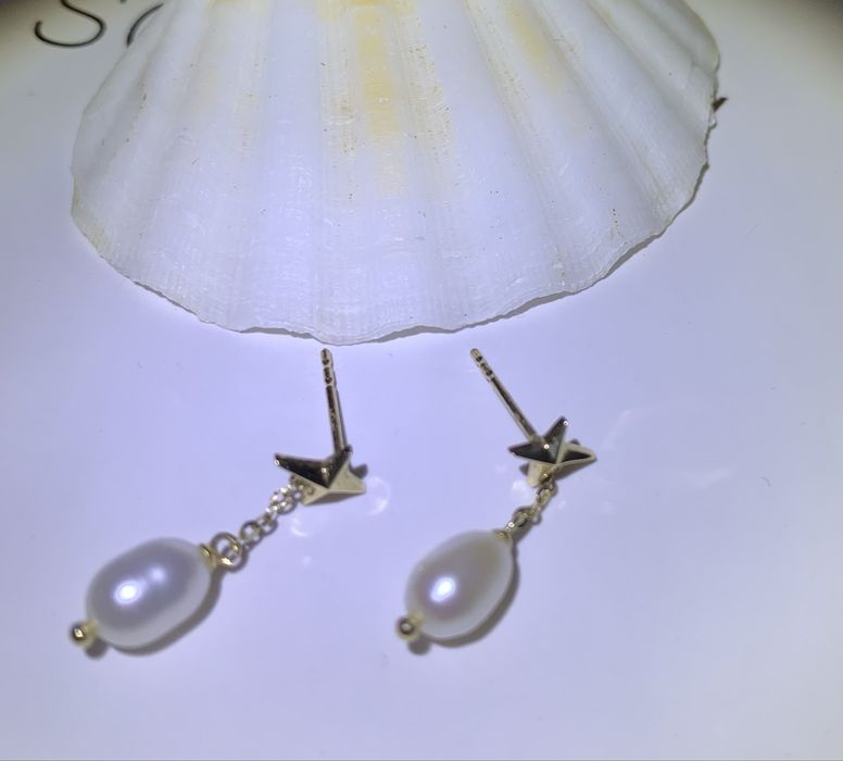 Cercei Perle Aur 14K