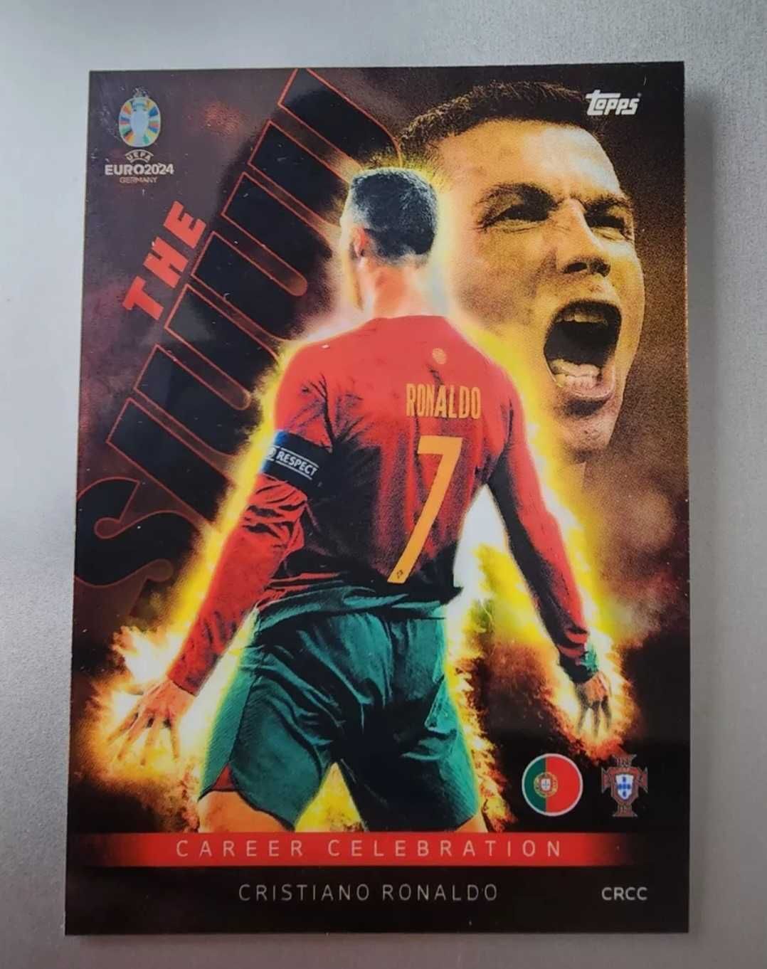 THE SIUU CARD Career Celebration Cristiano  Ronaldo