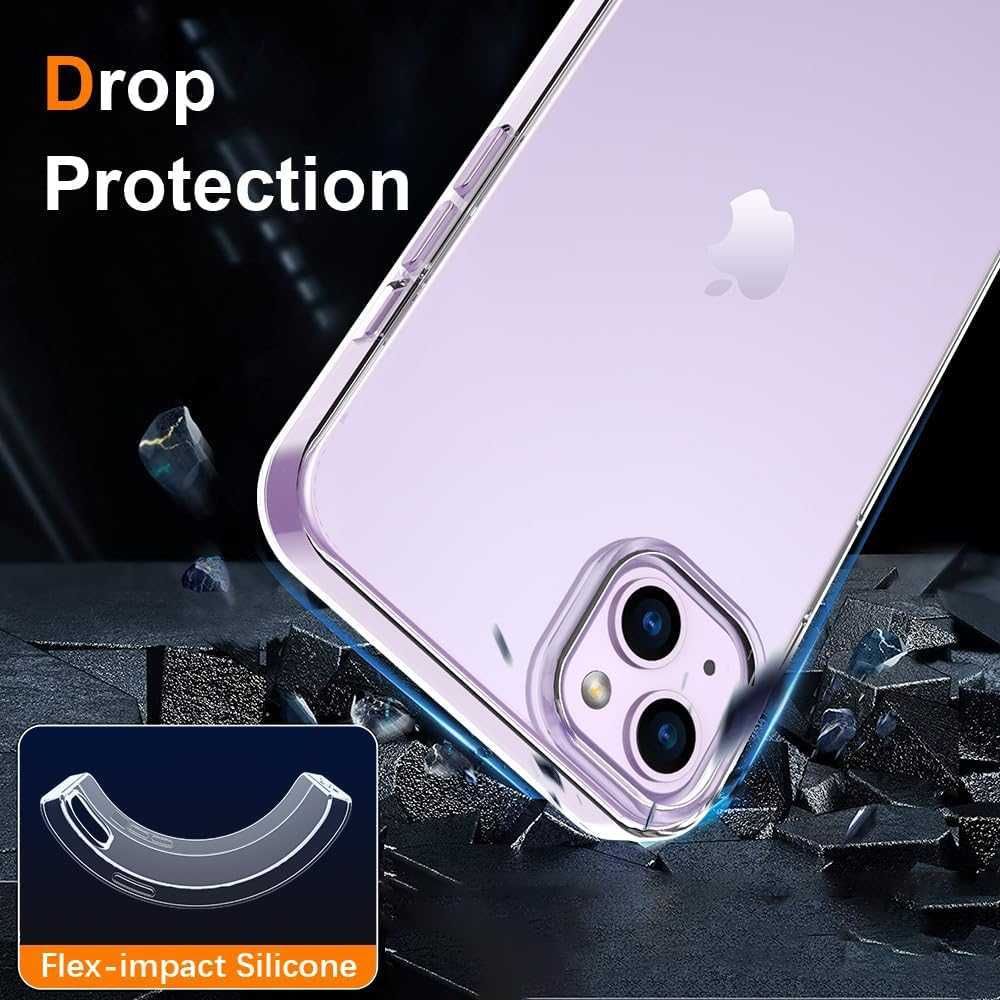 Husa silicon / gel TPU transparenta pentru iPhone 15 , 15 Pro Max