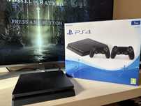 Комплект плейстейшън 4 PS4 Slim 1TB, конзола + игри